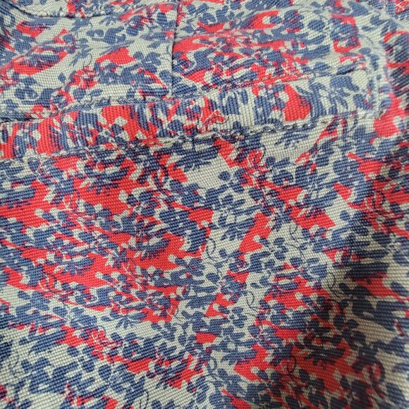 Cabi Womens Palm Beach Floral Print Straight Leg Cropped Pants Size 8 Stretch - Picture 3 of 13